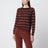 Mila Stripes Brown 21 Pullover aus Kaschmir