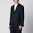 Giacca monopetto blu navy in lana