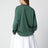Maglia a righe blu navy/verde in cotone