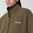 Fleece-Sweatshirt Militärgrün aus Polyester