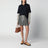 Polo bleu/olive en jersey de coton