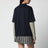 Polo bleu/olive en jersey de coton