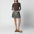 T-shirt cacao/anthracite en jersey de coton