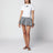 T-shirt in jersey bianca con logo
