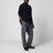Navy blue cotton polo shirt