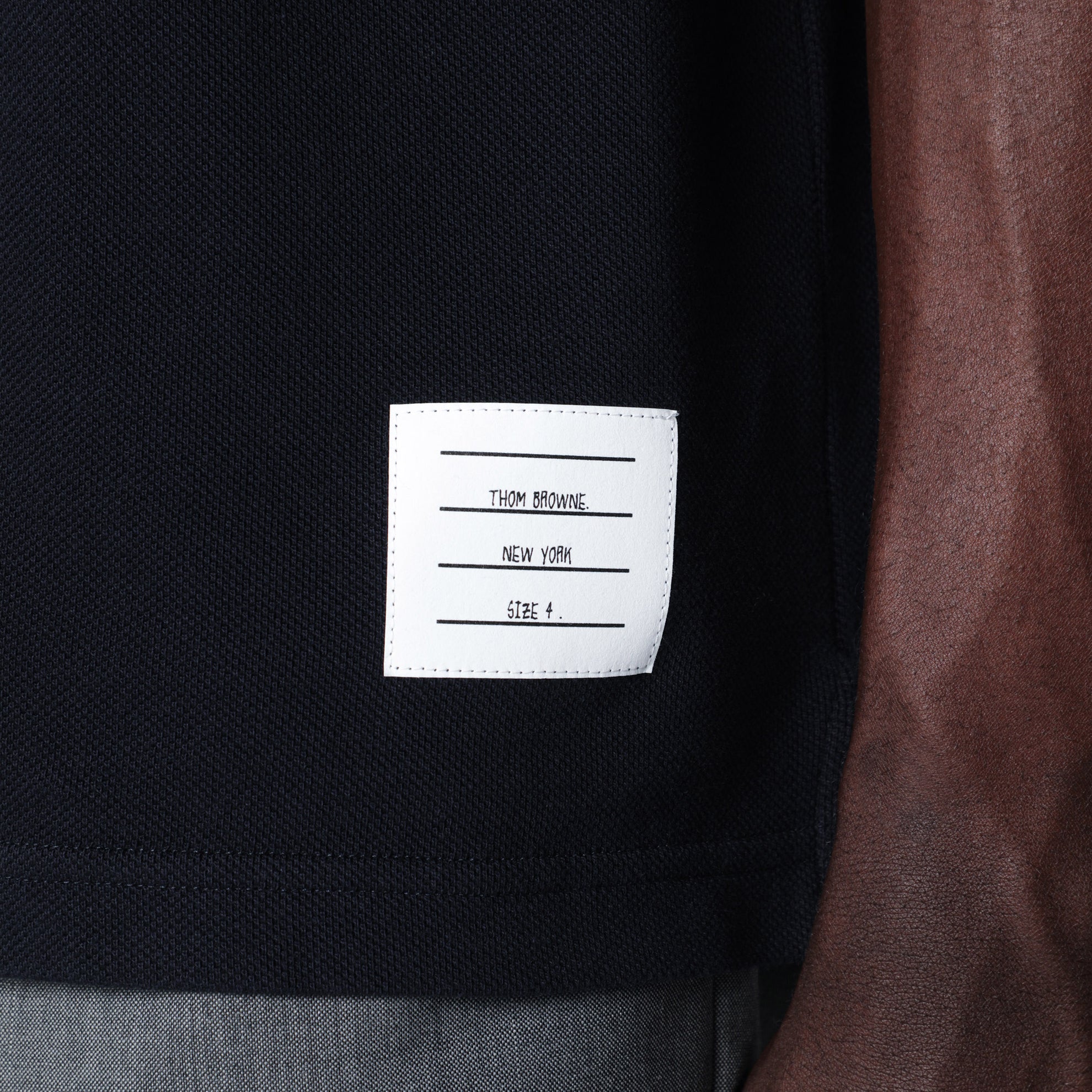 Polo blu navy in cotone