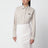 Camicia color calce in popeline stretch