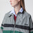 Oversize-Blouson aus Tech-Seide in Graphit