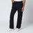 Black cotton cargo trousers