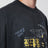 T-shirt noir délavé avec imprimé logo Eagle