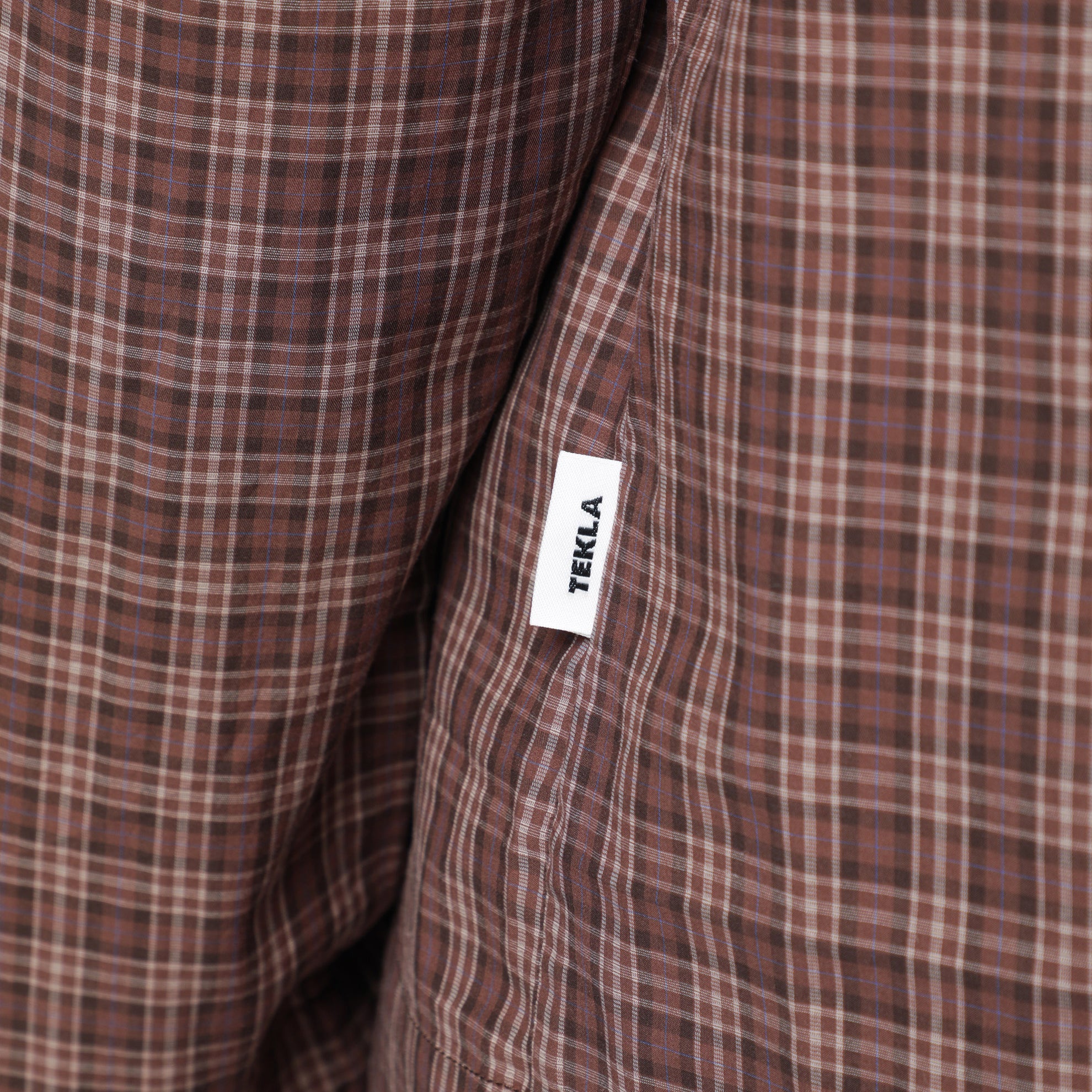 Camicia pigiama in cotone color Serra motivo check