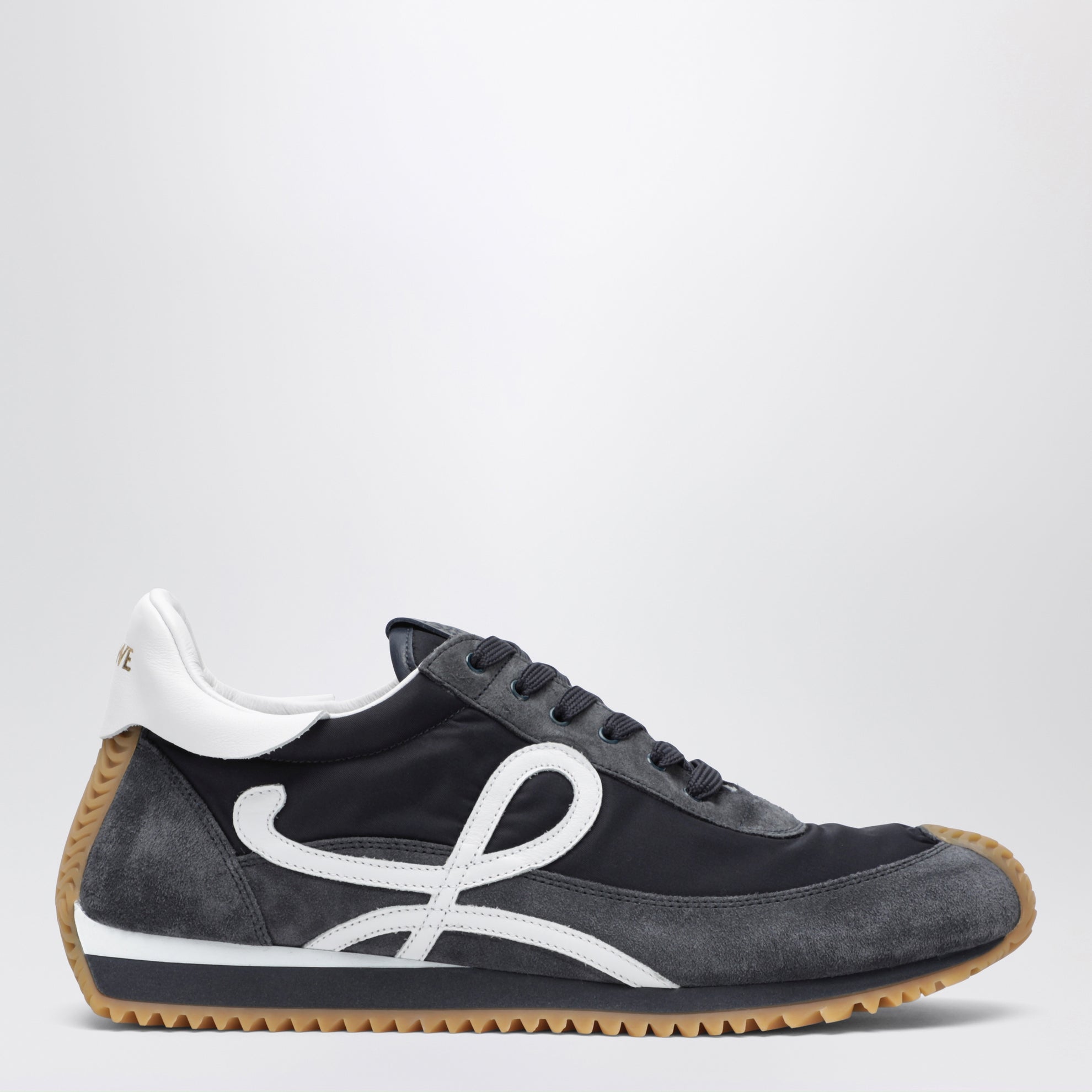 SchnürSneakers Flow Runner 2.0 aus Nylon und Wildleder