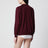 Cardigan in amaranth wool