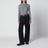 Cardigan grigio in cashmere e seta