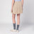 Gold pleated lurex miniskirt