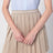 Gold pleated lurex miniskirt