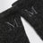 Gants longs en cachemire anthracite