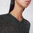 Gray long-sleeve shirt in lurex