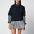 Maglia in lana e cashmere blu
