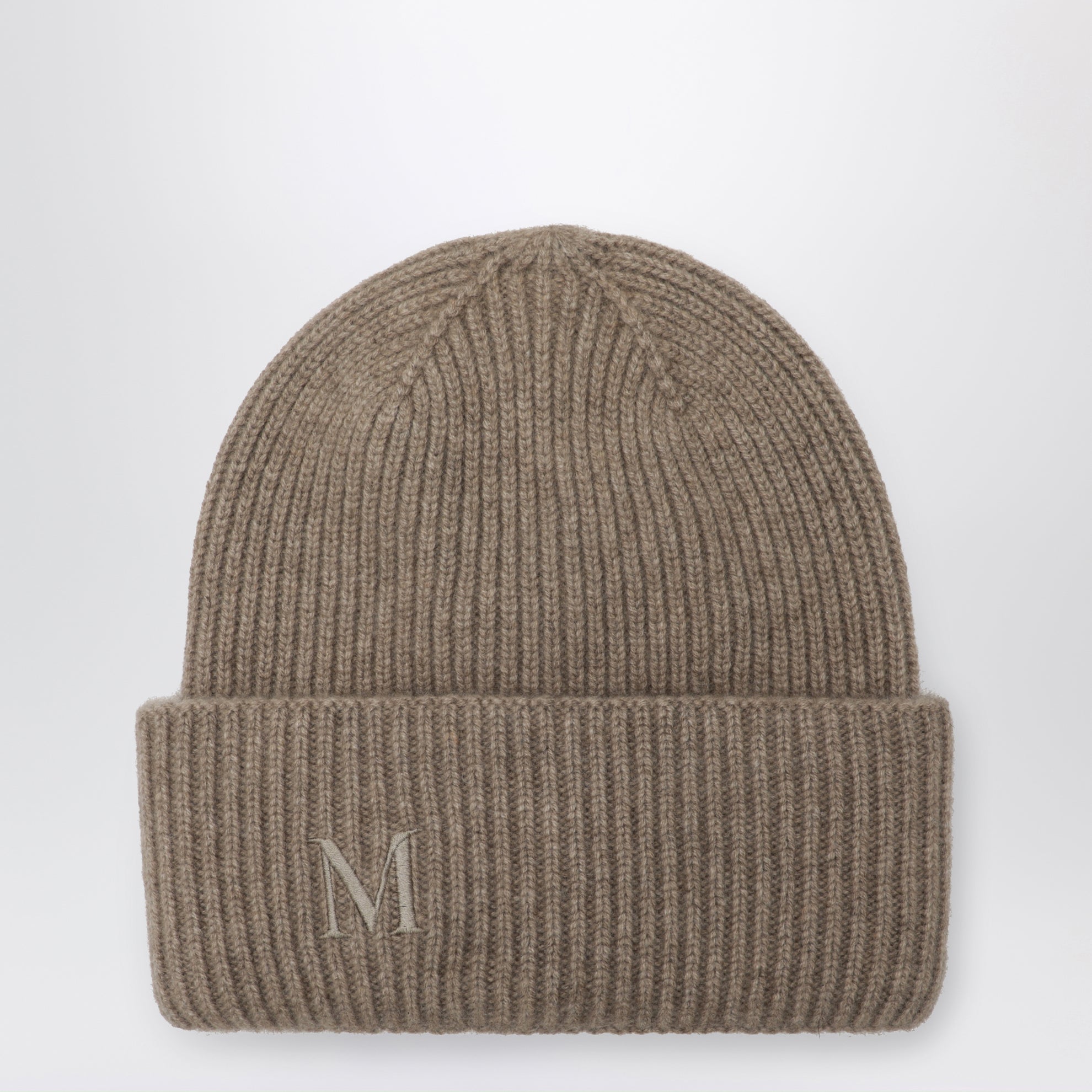 Berretto beige in cashmere