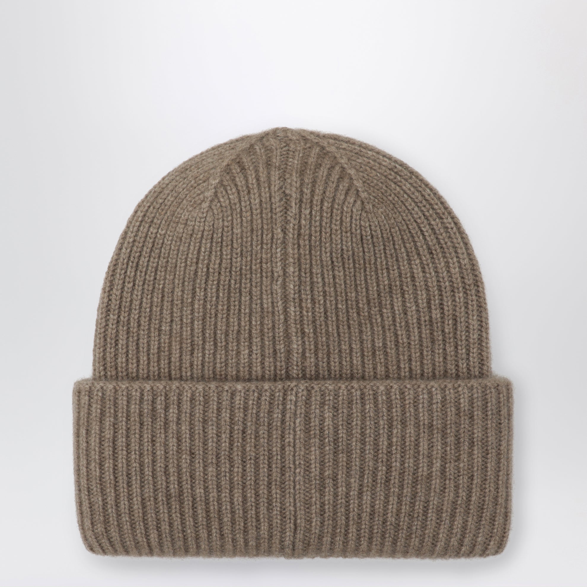 Berretto beige in cashmere