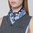 Cardigan gilet grigio ardesia in cashmere