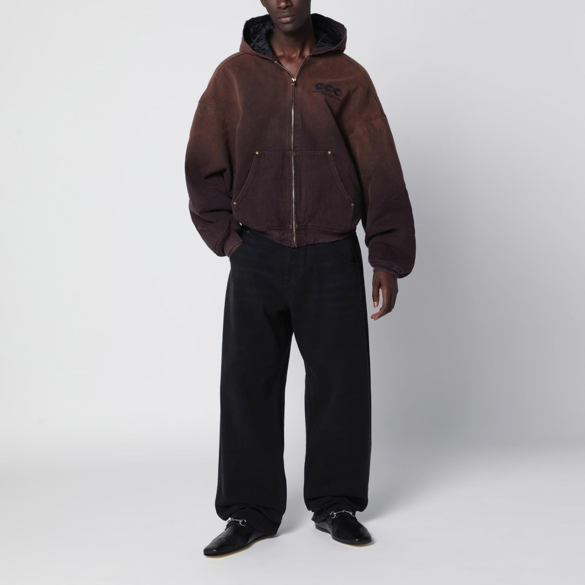 Brown cotton Juggernaut jacket