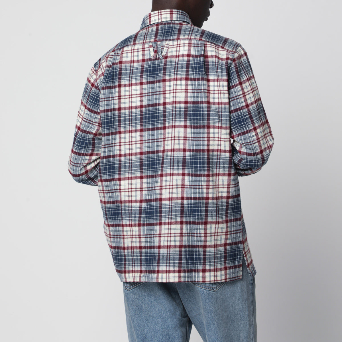 Multi-colored checked cotton shirt