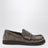 Taupe suede loafers