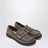Taupe suede loafers