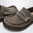 Mocassins couleur taupe en daim