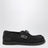 Midnight blue suede loafers