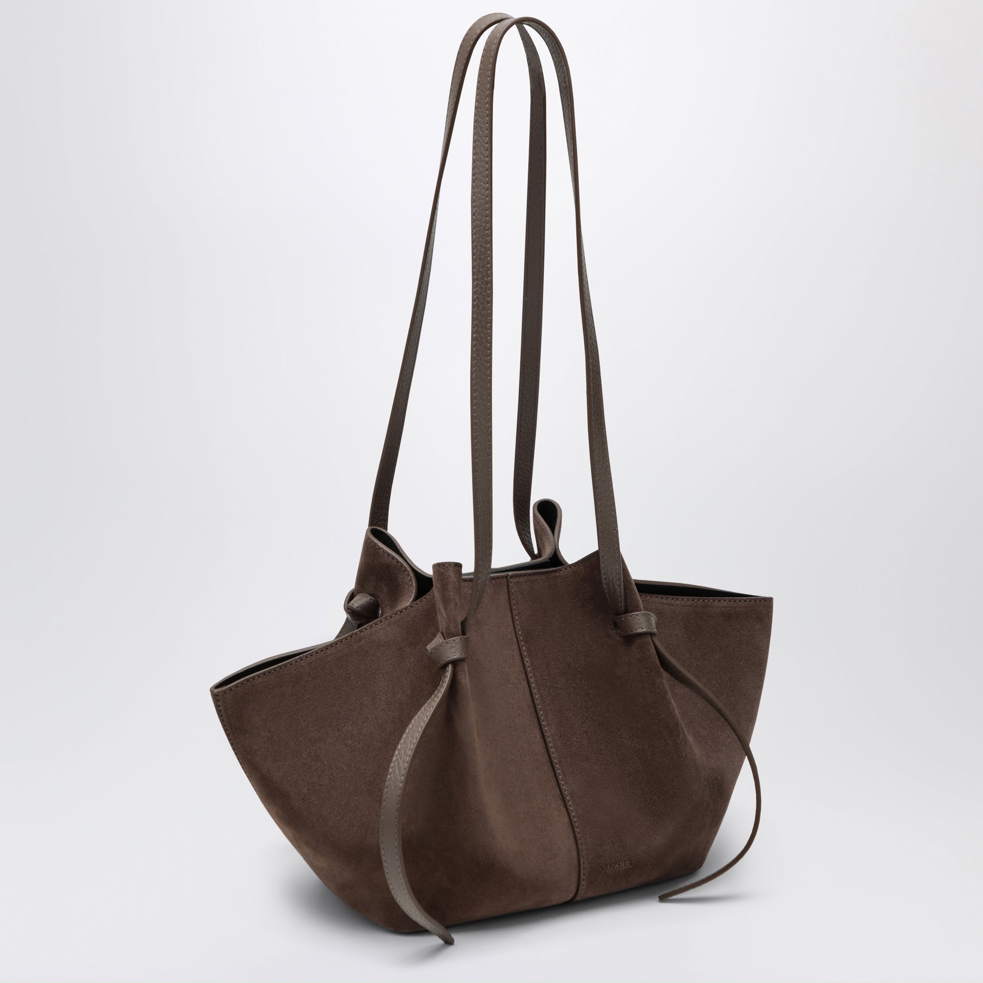 Mochi Bag in Nutmeg Suede Leather
