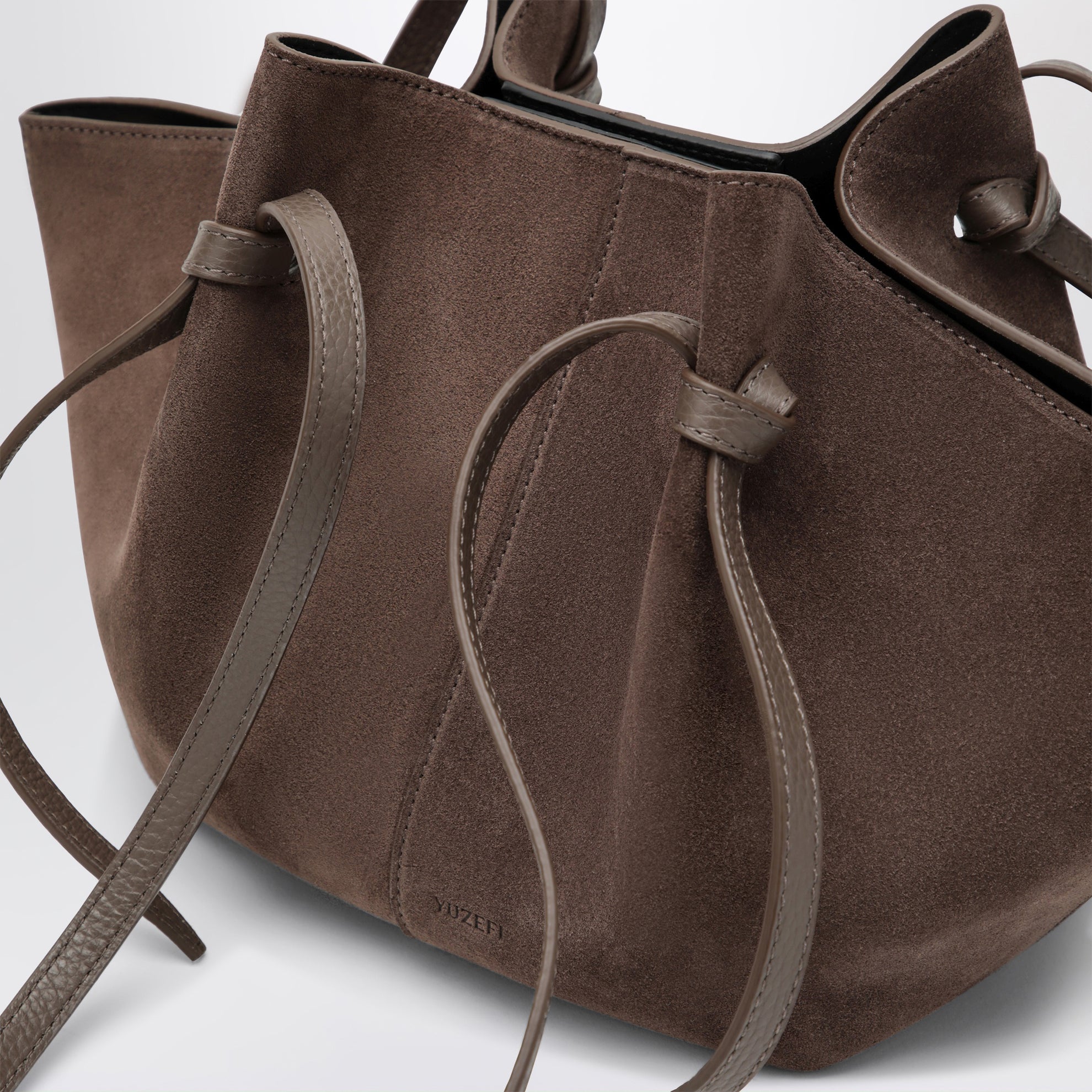 Mochi Bag in Nutmeg Suede Leather