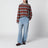 Pantalone tinto capo in twill di cotone Astrale