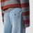 Pantalone tinto capo in twill di cotone Astrale