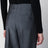 Grey wool-blend trousers
