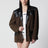 Jacke aus Wildleder in Schlammfarbe