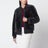 Blouson grigio in montone e maglia