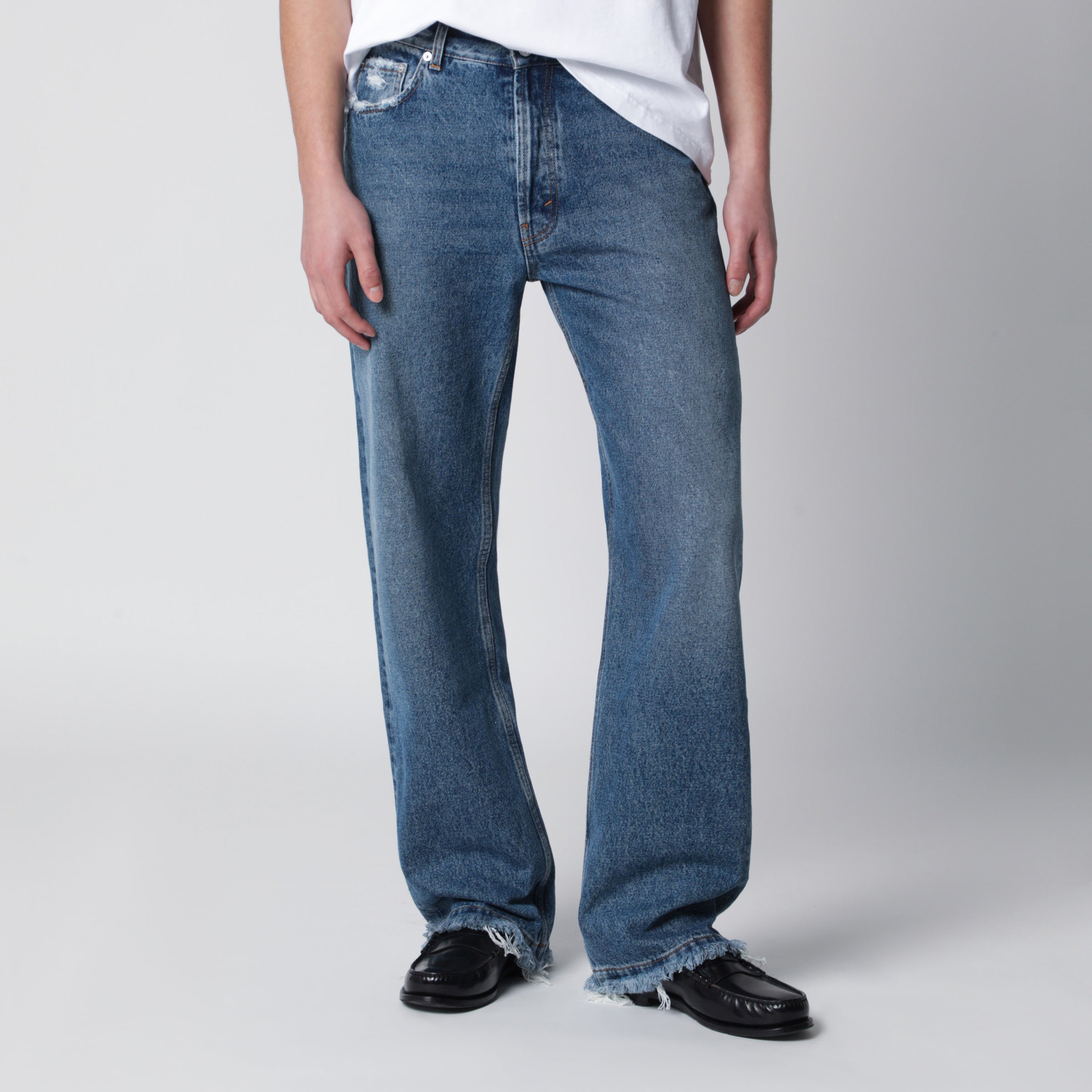 Séfr Frayed Cut jeans with fringed pockets | TheDoubleF
