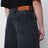Relaxed Cut washed black jeans