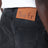 Relaxed Cut washed black jeans
