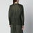 Ramie canvas shirt in khaki green