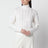 White Comfort cable-knit sweater in wool and cashmere