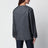 Hämatitgraue Bluse aus Re-Nylon