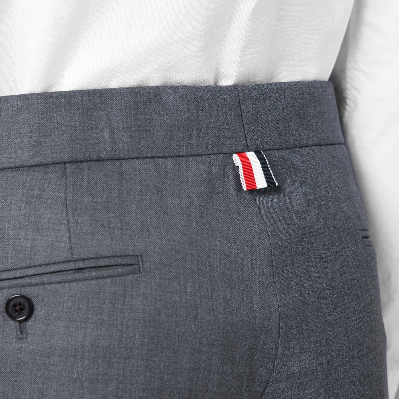 Pantalone grigio in lana