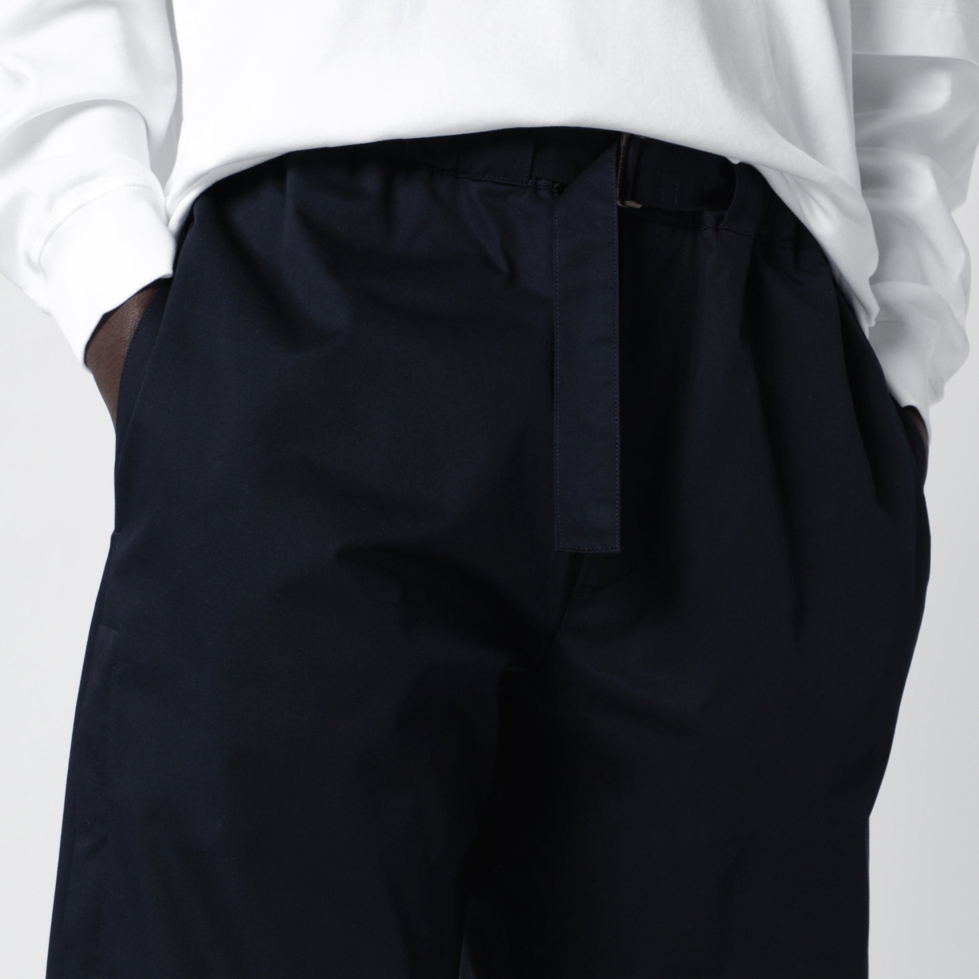 Jordan relaxed fit navy blue trousers