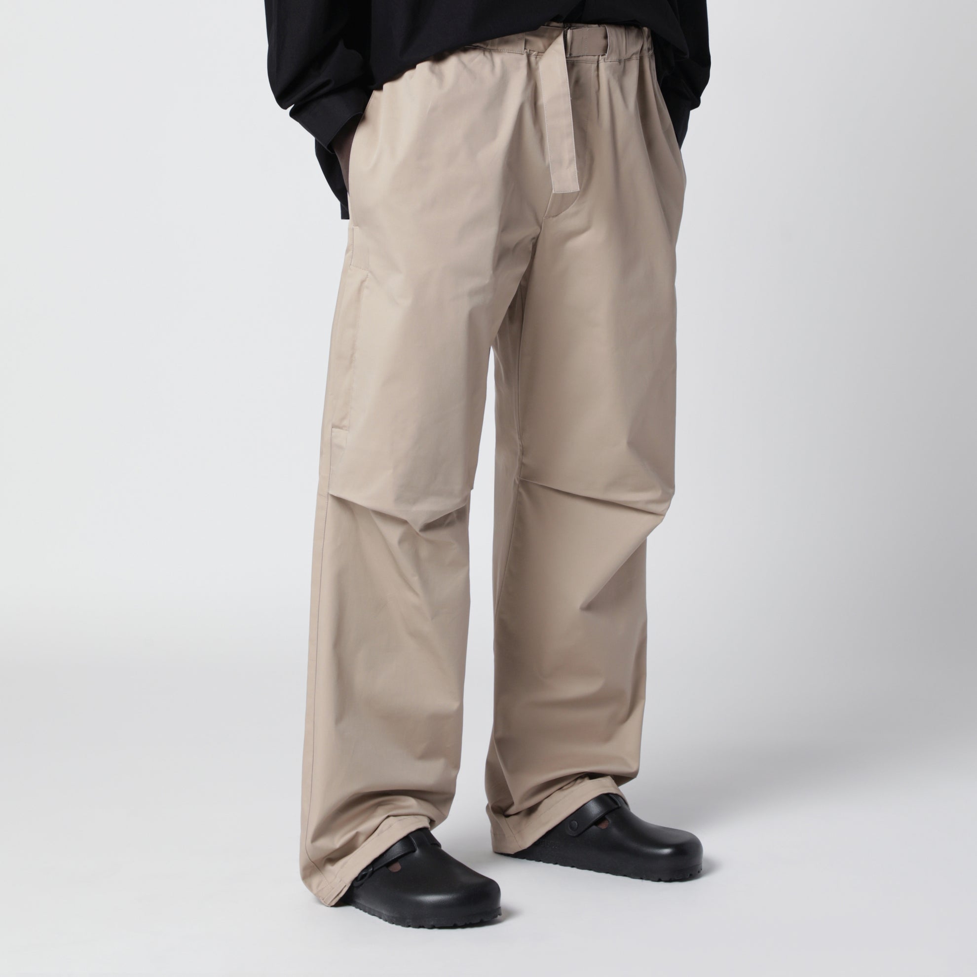 Jordan relaxed fit taupe trousers