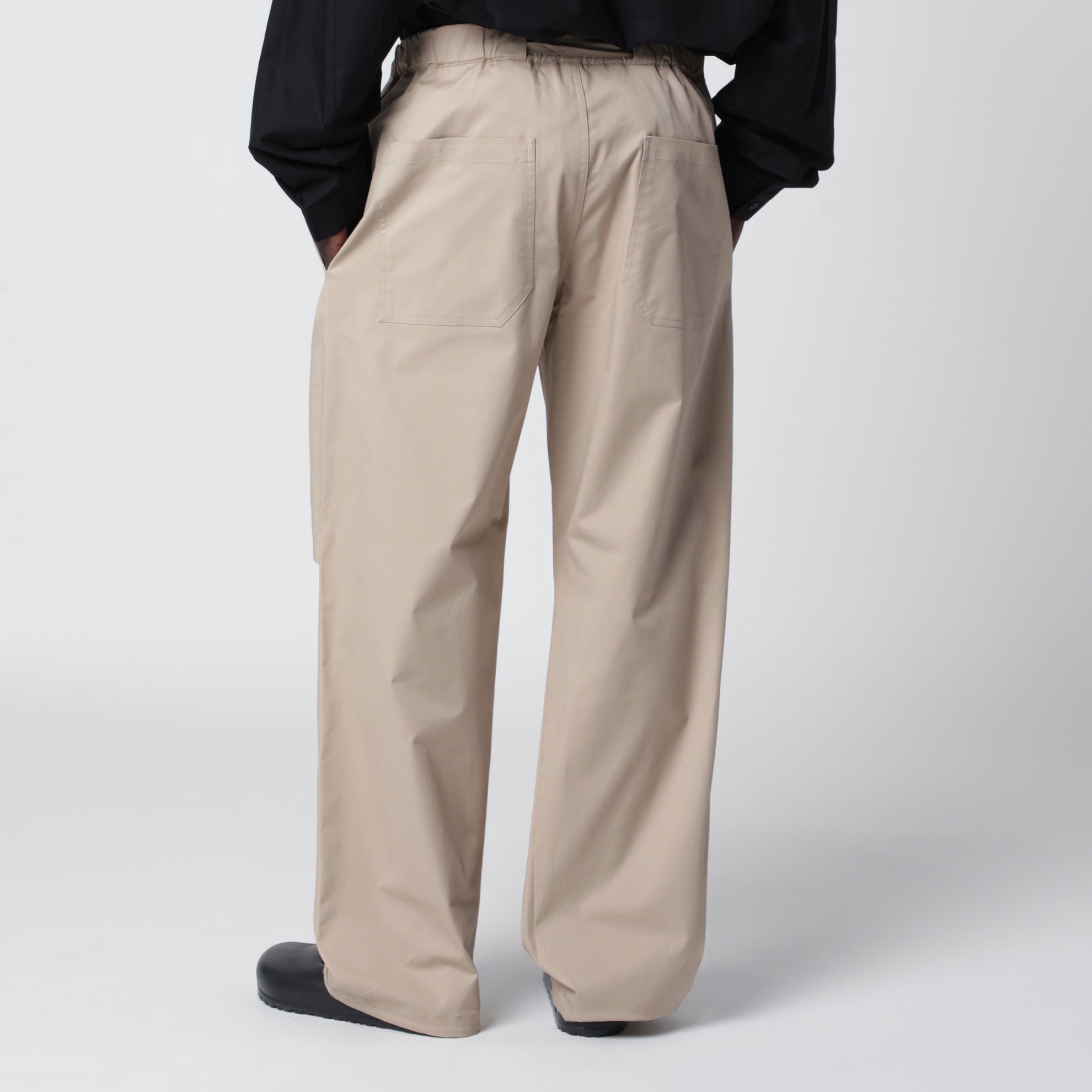 Jordan relaxed fit taupe trousers