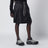 Black drawstring kilt Shorts